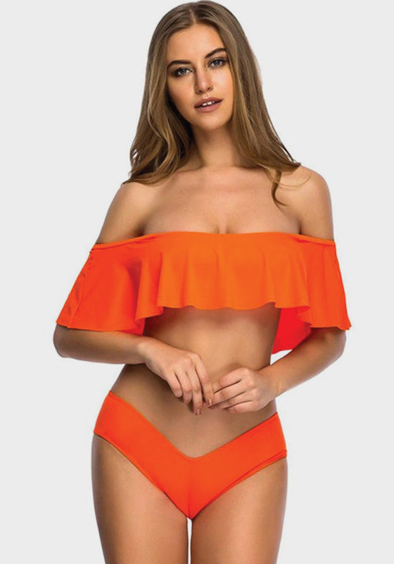 Alter Bandeau Ruffle Bikini Alter Bandeau Ruffle Bikini