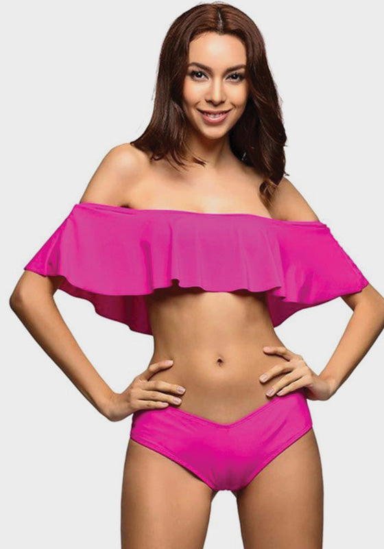 Alter Bandeau Ruffle Bikini Alter Bandeau Ruffle Bikini