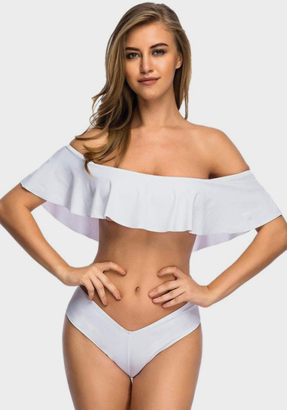 Villa Ruffled Two Piece Bikini Villa Ruffled Two Piece Bikini