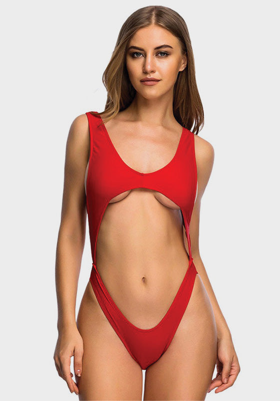 Luna Low V Neck Scoop One Piece Luna Low V Neck Scoop One Piece