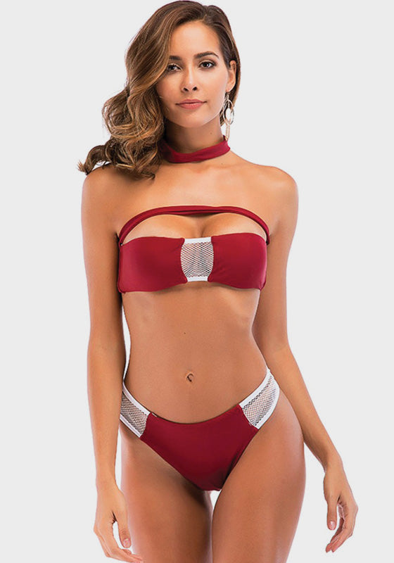 Viva High Waist Mesh Bikini Viva High Waist Mesh Bikini