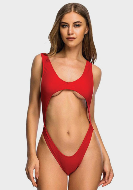 Luna Low V Neck Scoop One Piece Luna Low V Neck Scoop One Piece