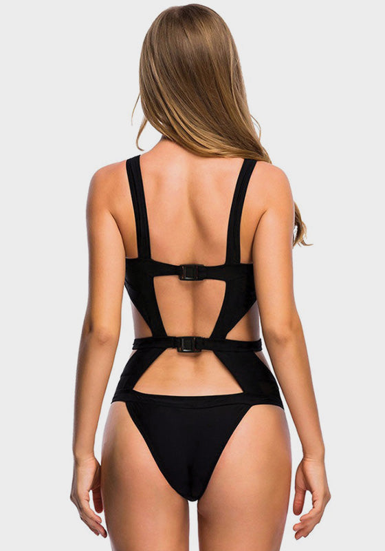 Mica Levis Mesh Splicing Halter Mica Levis Mesh Splicing Halter